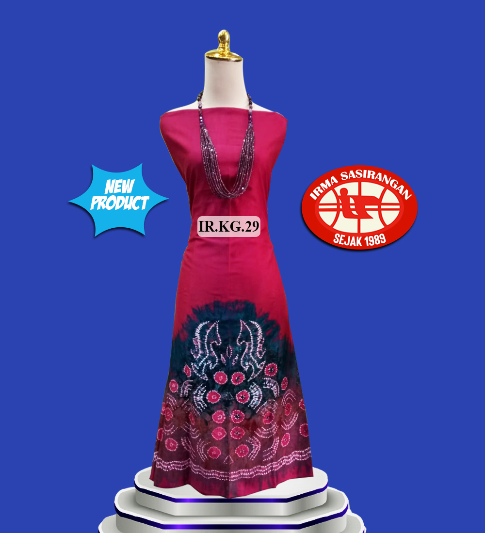 Kain Sasirangan Bahan Katun Gradasi